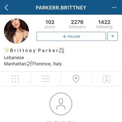 thought she deleted it. still here. just dropping this here. for all catfishes, i will always find out 👿 watermarking all of my photos from now on, please report 😪 #sosososoangry @parkerr.brittney by brittanysuleiman