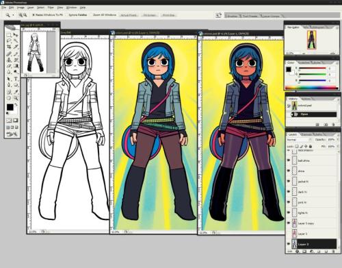 XXX radiomaru:  Coloring process shot on what photo