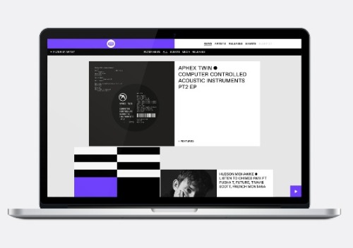 New Warp Records WebsiteTill Wiedeck and HelloMe have produced a stylish new Warp Records website, t