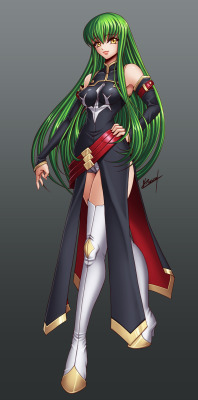 karosu-maker:  C.C. from Code Geass.Commissioned