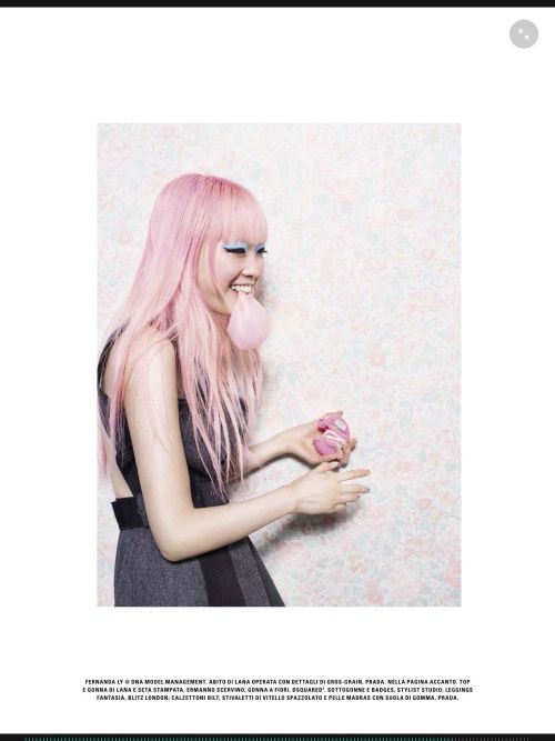 voguehawaiinei:  junobs:  fernanda ly photographed by mario sorrenti for vogue italia june 2015  YAAAAS