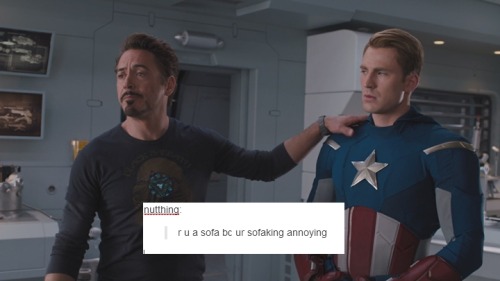 suicidessquad-deactivated201701: the avengers + tumblr text posts (inspired by x)