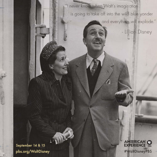 Walt Disney premieres September 14 and 15. Check out pbs.org/waltdisney for more info!