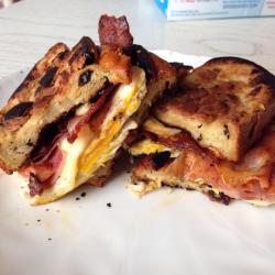 yummyfoooooood:French Toast, Bacon, Egg,