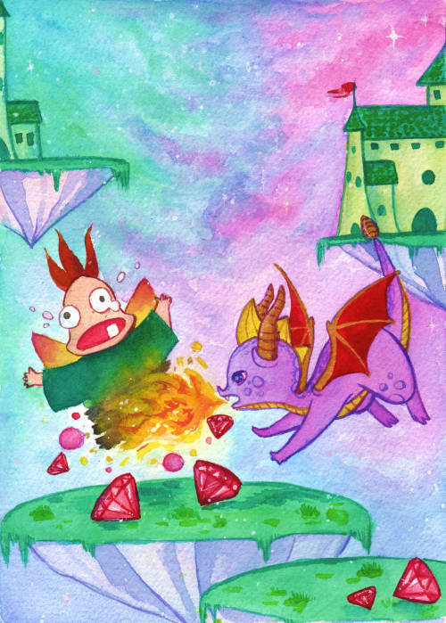 tantziki1: Take a trip down memory lane! Part 1Collection of my old Spyro illustrations