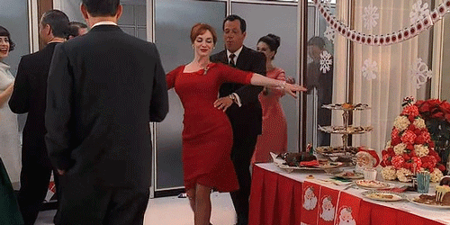 I dreamt I stabbed you in the eye — Mad Men: Joan 'Joanie' Holloway,  Christmas...