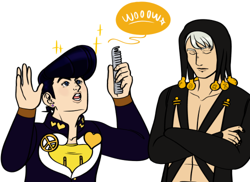 Josuke: It’s better than my last comb too, thanks goth gangster@askrisotto