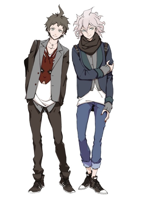 komaedas:  狛枝と制服 by 四號赤犬※Permission to upload this was given by the artist