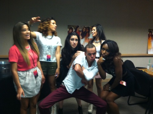 The girls with Danny Falco and Jennel Garcia