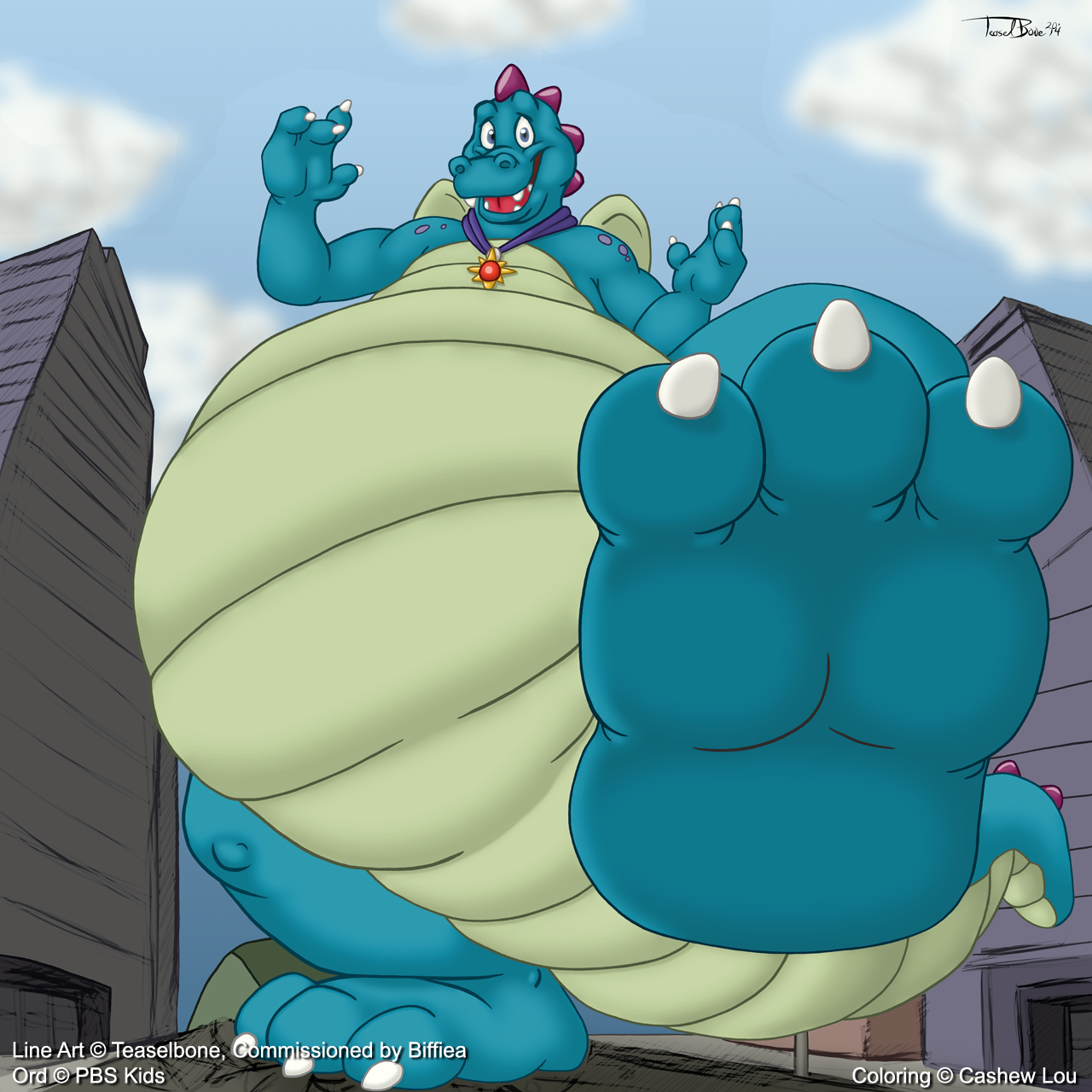 Big Ord by Teaselbone, colored by meBiffiea commissioned me to color and shade this