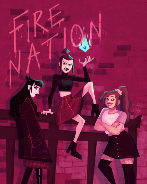 firenationandrecreation: diwhitney: TRIO OF DANGEROUS LADIES twitter / ig / inprnt HOT AND DANGER