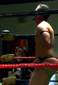 monstertrunkpulls:  Who is this hot wrestler? I want to make more GIF’s of the video. It’s just plain hot! Great find!The answer is 6% Body Fat Rob James (thanks for anon submission)