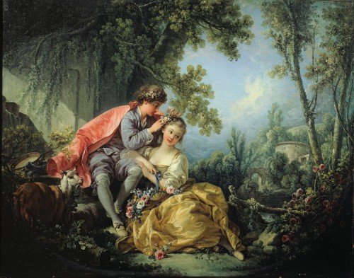 peaceinthestorm: François Boucher ~ Four Seasons. Spring, 1755 The Frick Collection, New York