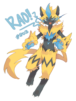 kaziearts: Its another electric cat! =3