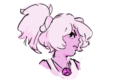 fruityjones:amethyst with a ponytail is my new religion 