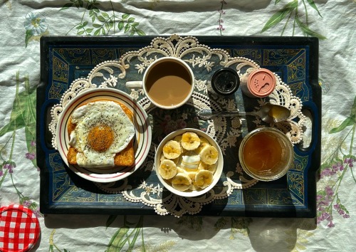 First Breakfast In The Sun In Months