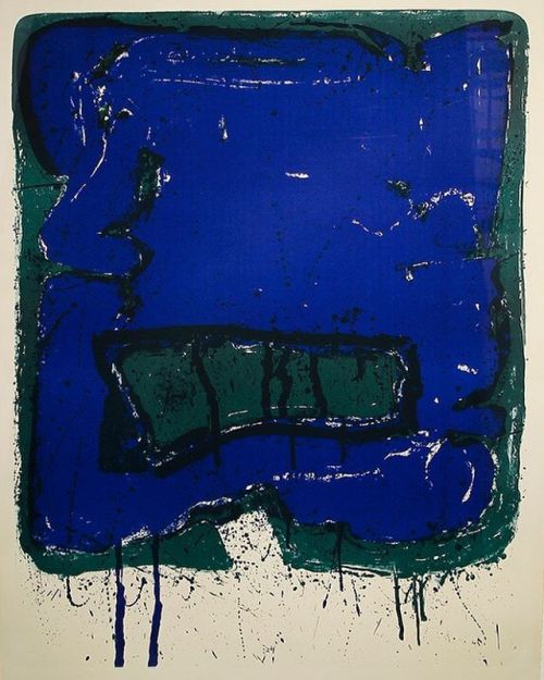 In the gallery now: SAM FRANCIS (1923 -1994) “Kunsthalle at Bern”, 1960, color lithograph on Arches 