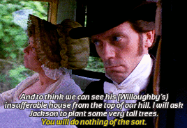 Image result for mr. willoughby sense and sensibilitygif