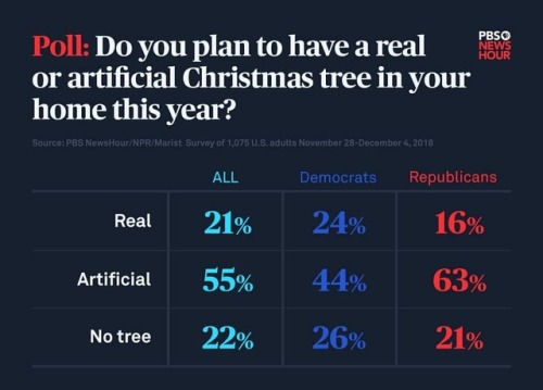 Do you have a real or artificial #ChristmasTree in your home this year? It turns out the debate on t