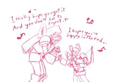 kkalcollection:  flutterbyesandpollywogs:  An untold tragic tale from Starscream and Skyfire’s old friendship: How they got permabanned from Maccadam’s Karaoke Nite. I forget where, but a while back I stumbled on a Tumblr post proposing a completely