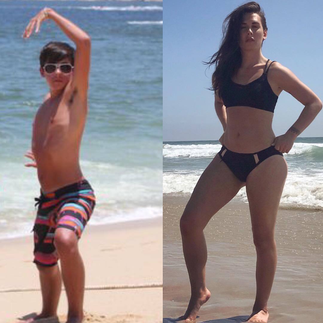 girleuphoria:Left: 2011, gay af Right: 2017, surpassed gay and evolved into a trans,
