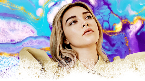 whimsicalrogers: Florence Pugh HeadersTransparent PNG files may not save correctly on mobile, to kee