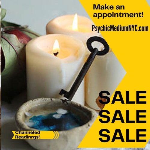 Sale on Channeled Readings! Contact and make your appointment at PsychicMediumNYC.com for details! #