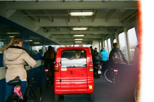 Amsterdam 2017, on ferry - Kodak Disposable Camera