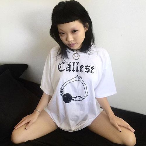 ✨Wifis Lil Angel✨ looking cute in her #cállese tee!!! Tees available at leatherpapi.bigcartel.com L