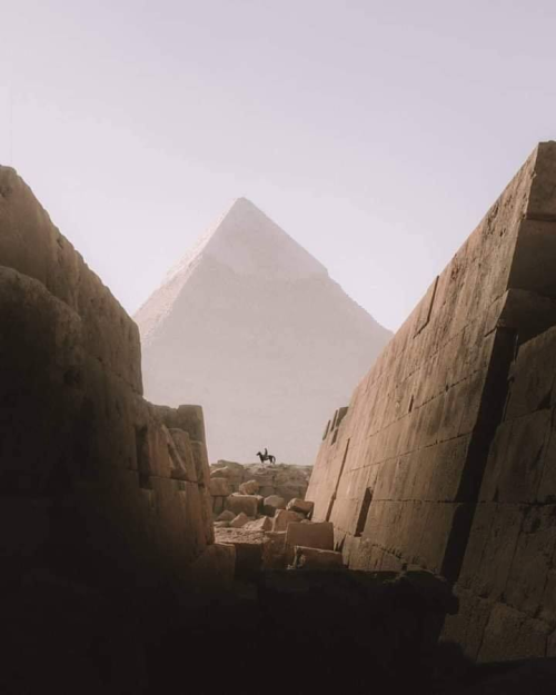 ancientorigins:Another view of the pyramids, Egypt
