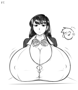 franktoniusart:  Komi-San Can’t Wear a