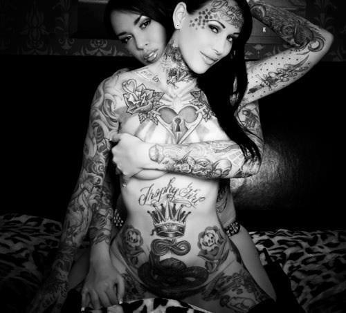 Porn Pics Women with Ink