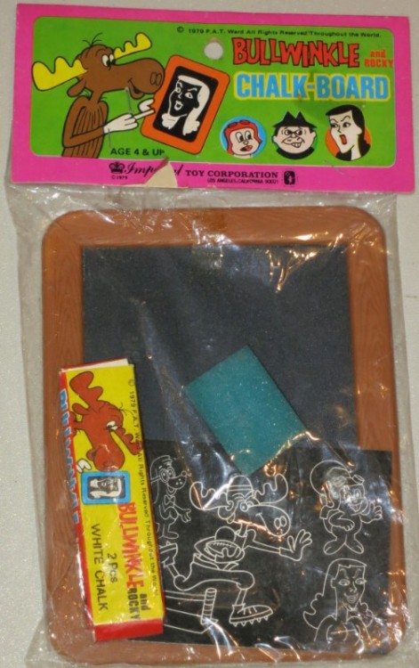 DIME STORE: 1979 Bullwinkle and Rocky Chalkboard