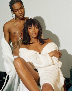 hypebeast:  @asaprocky and the beautiful @iamnaomicampbell