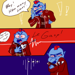 sevi007: death-by-cuddles:  sevi007:  theyondu:  fandomwho: His feelings have been hurt &gt; :  Much, much later, Peter comes back all grumpy and pouty, but red up to the tip of his ears and his eyes suspiciously puffy. He drops a new trinket for Yondu