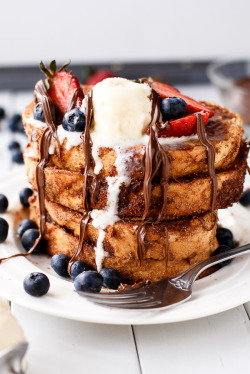 Do-Not-Touch-My-Food: Nutella Stuffed Churro French Toast 