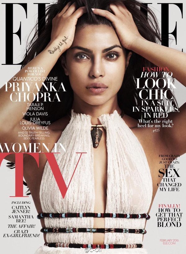 belle-ayitian: Priyanka Chopra | Elle Magazine | Women in TV 