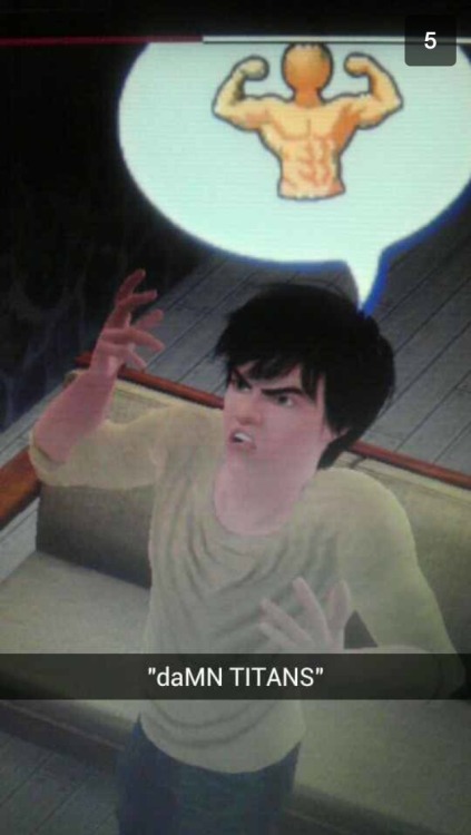 chococallow:My friend made a eren sim and now