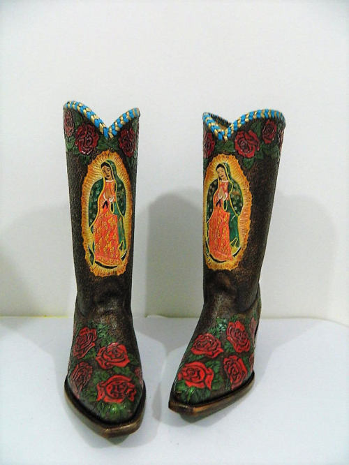 mademoiselleclipon:Our Lady of Guadalupe Cowboy Boots