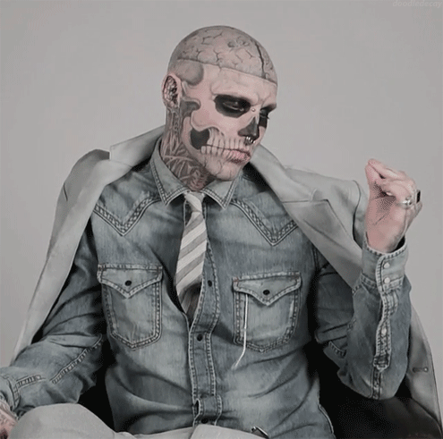 tattooyourcat:  Rick Genest  → Instagram → Twitter → FB → Shop → Web 