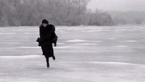 Joni Mitchell skating on Lake Mendota in 1976 Photo by Joel Bernstein 