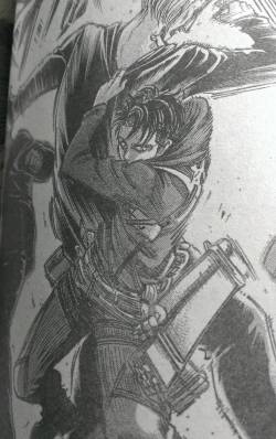  Preview of Levi in action in SnK Chapter
