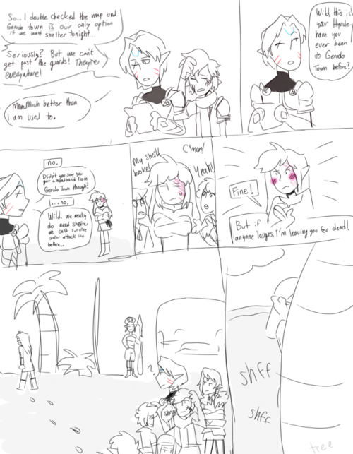 A Comic Inspired By The @linkeduniverse Au!! Specifically This Comic Of Theirs