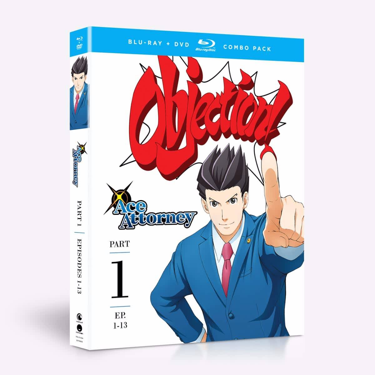 Ace Attorney anime dub DVD/Blu-Ray set one releases January 2018