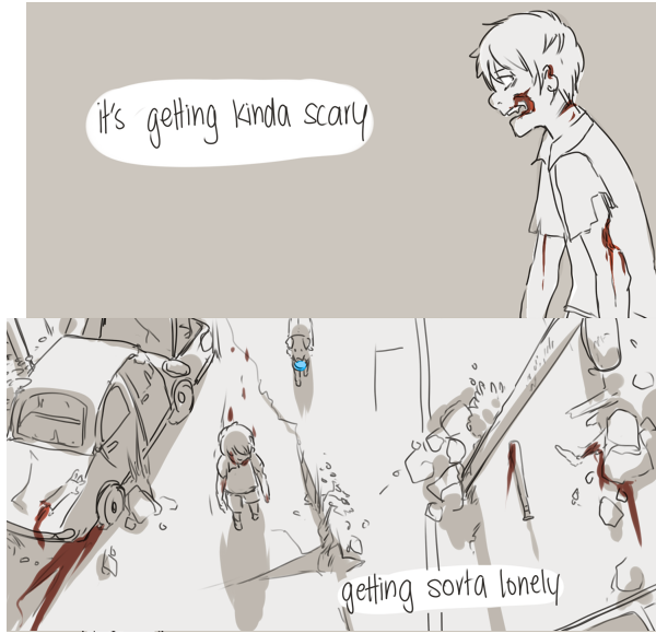 matthew-fiendman:  fuckyeahcomicsbaby:  You’re still here   I want to cry.