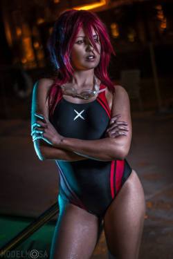 Genderbend Free Cosplay: Rin Matsuoka by Khainsaw 