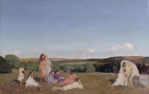 Clio and the Children, Charles Sims