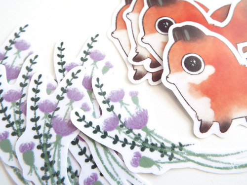 Lil’ fox stationery set just added to my shop! 