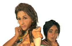 kynngryen:  Amita and Bhadra v2 (Warning: