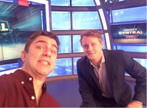 stevedangle:  I had a fun day at my adult grownup job at Sportsnet. #NHLMediaTour